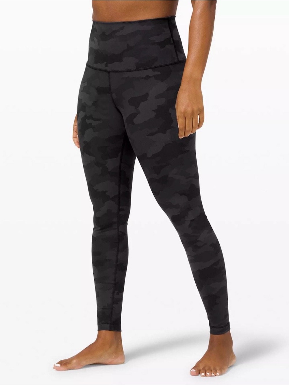 lululemon athletica Black Camo High-Rise Leggings -sz 2